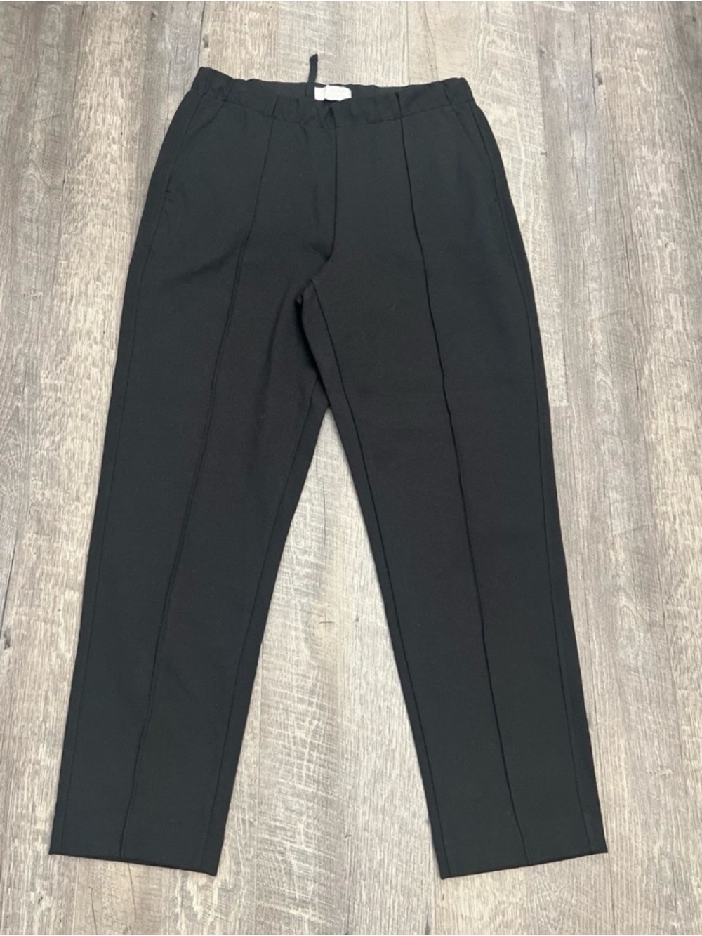 Everlane The Dream Pant Womens M Pull On Elastic Waist Tapered Ankle Black -NWOT